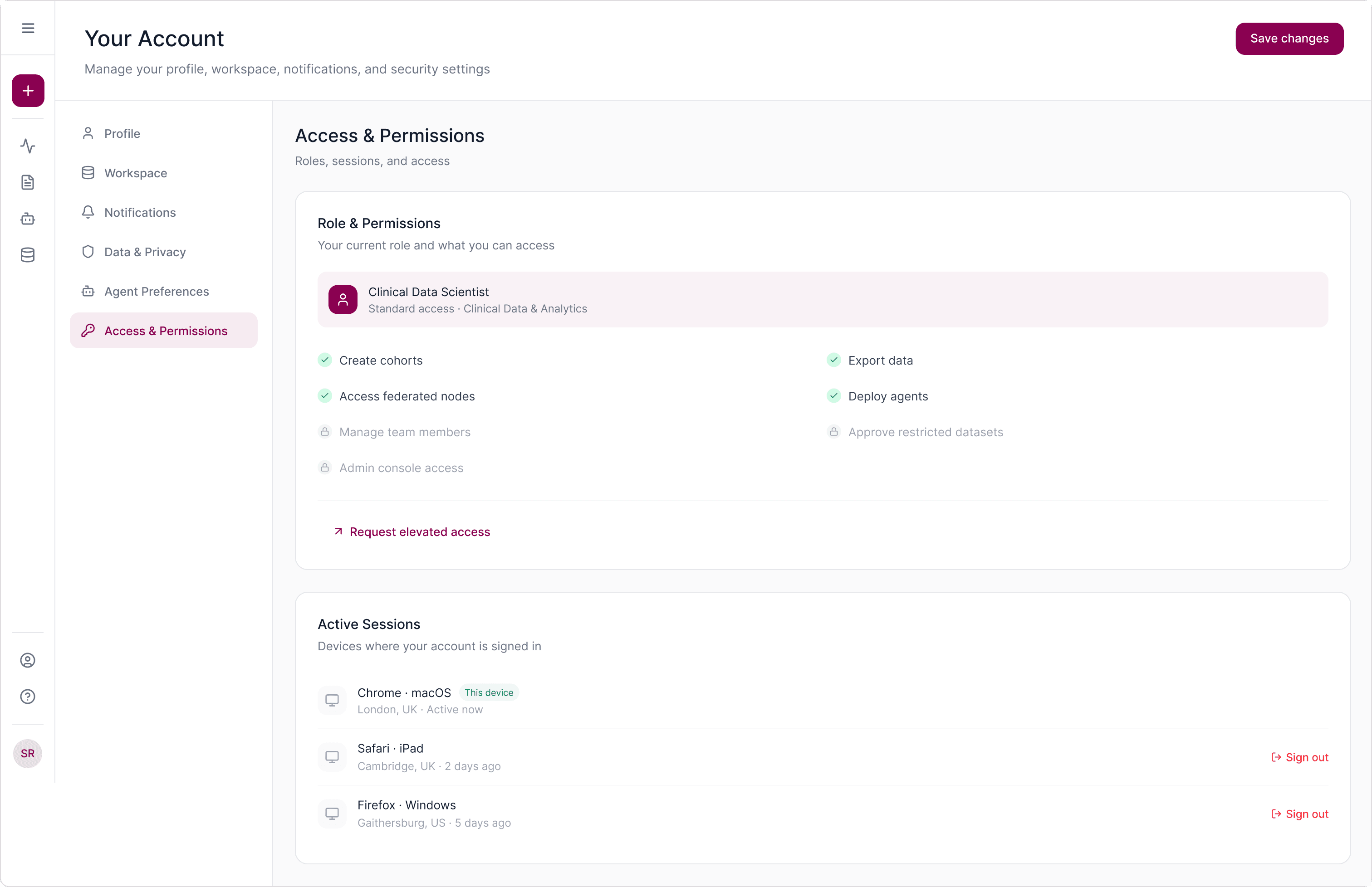 AstraZeneca interface, screen 27