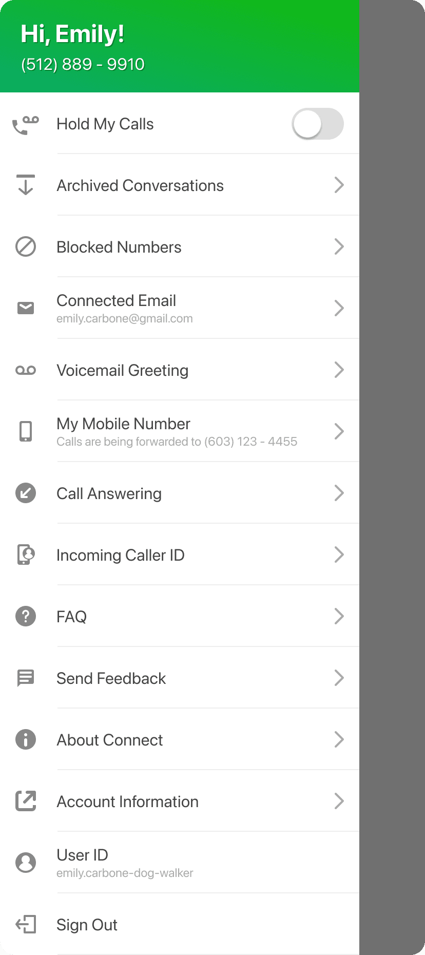 GoTo interface, screen 10