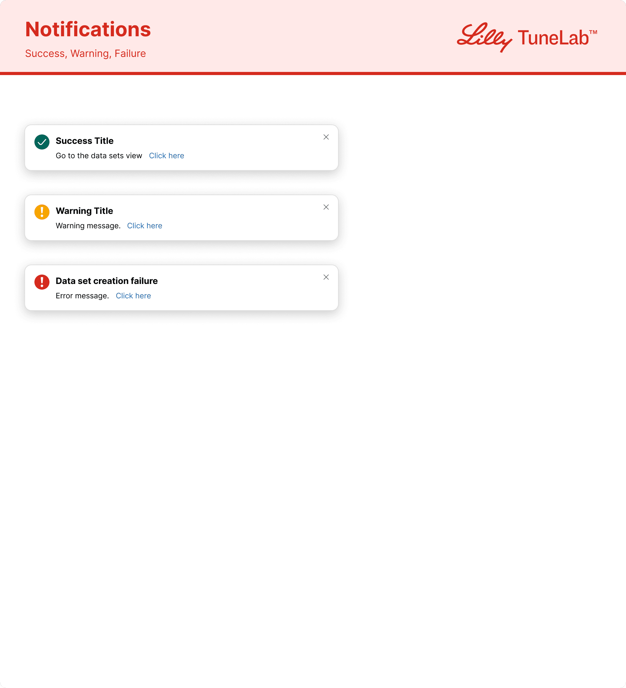 Eli Lilly · TuneLab interface, screen 28