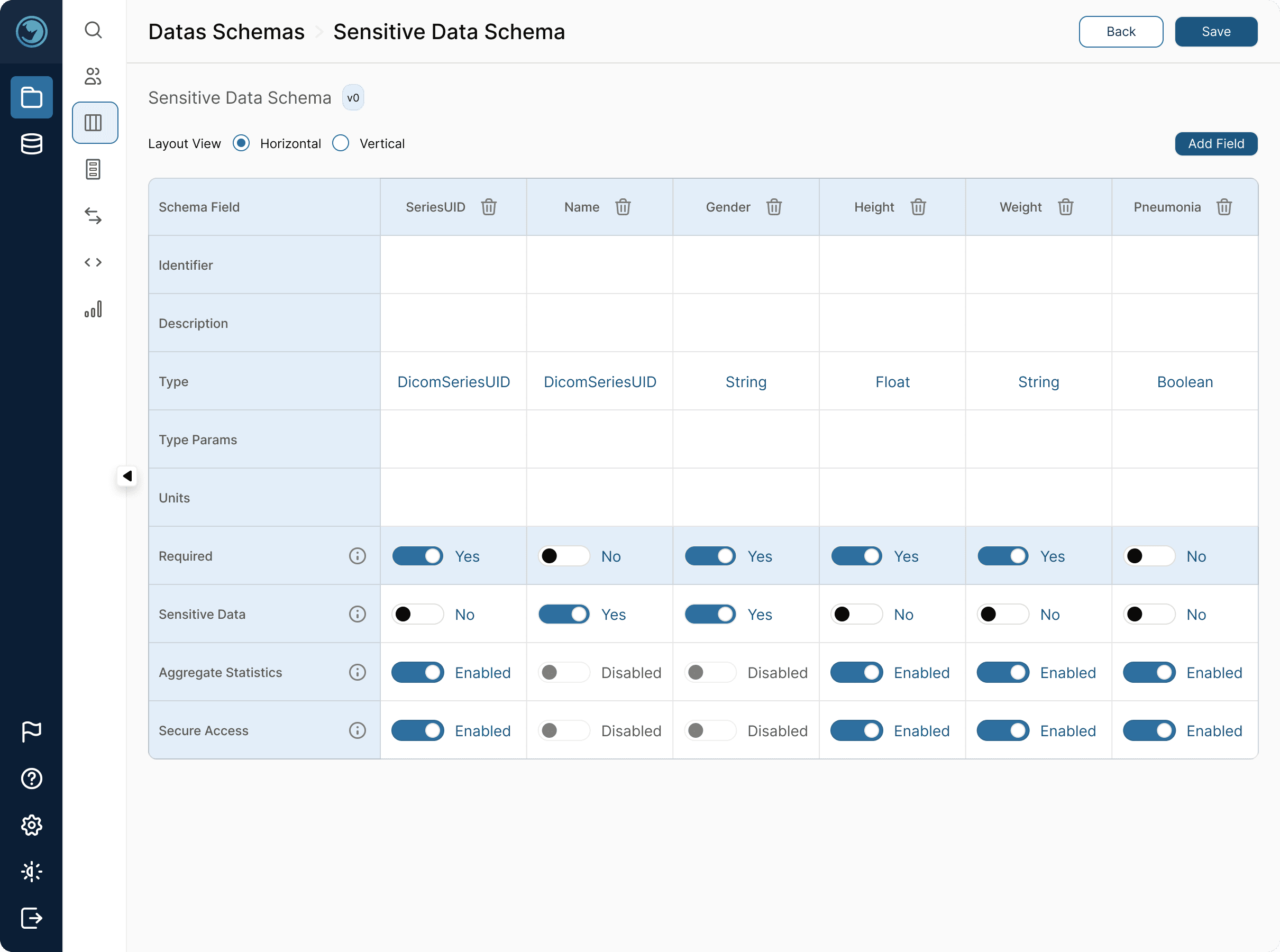 Rhino Federated Computing interface, screen 6